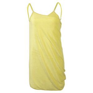 Bath Wrap Towel Women Shower Adjustable Shoulder Strap Yellow